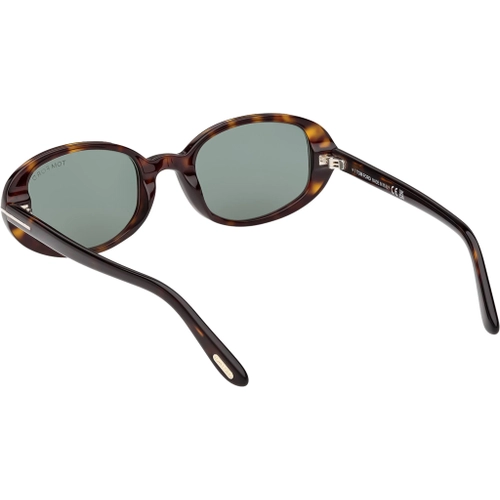 Tom Ford Iggy FT1364 52N Dark Havana Green Oval Kadin Gunes Gozlugu