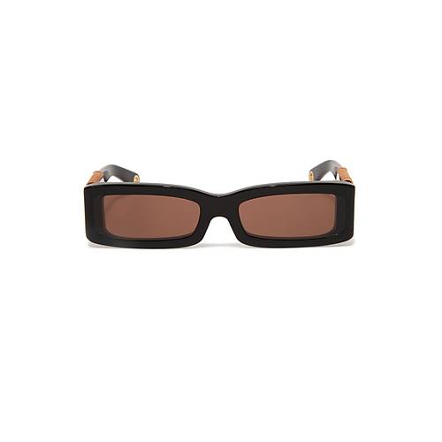 JACQUEMUS LES LUNETTES 97 BLACK GNE GZL