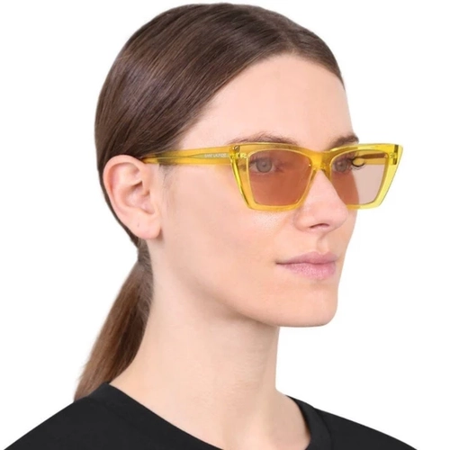 Saint Laurent SL 276 Mica 027 Sar� Kahverengi Kad�n G�ne� G�zl���