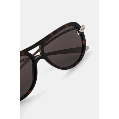 Bottega Veneta BV1418S 002 Knot Aviator Havana Gri Kad�n G�ne� G�zl���