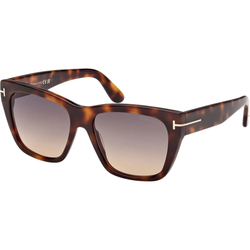 Tom Ford Flynn-02 FT1343 53B Kad�n Butterfly G�ne� G�zl��� Havana