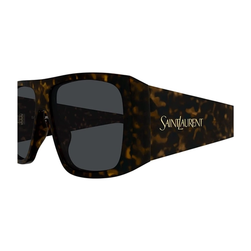 Saint Laurent SL 832 002 Havana Gri Kare Unisex G�ne� G�zl���