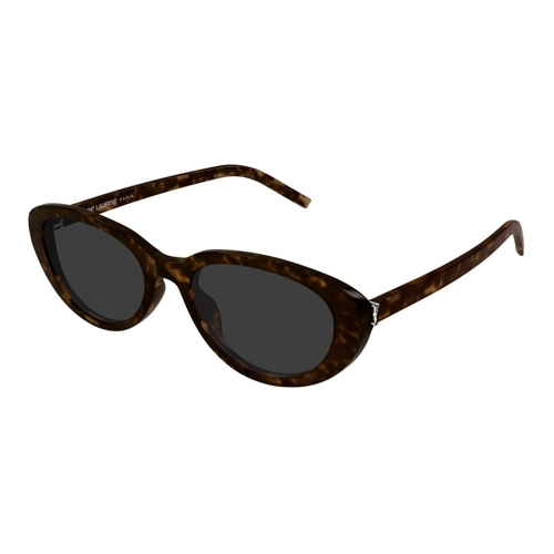 Saint Laurent SL M154 002 Medium Havana Gri Oval Cat Eye Kad�n G�ne� G�zl���