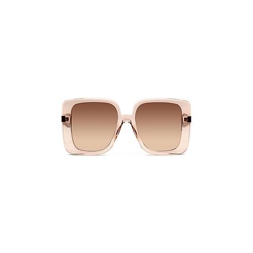 Gucci GG 1314S 005 55 Kadn effaf Kahverengi Gne Gzl