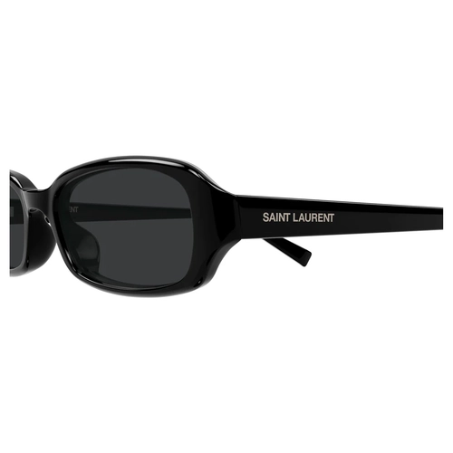 Saint Laurent SL 872 Erin 001 Black Oval Full Black Gunes Gozlugu