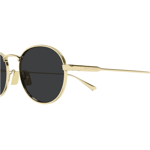 Saint Laurent SL 799 003 Erkek G�ne� G�zl��� Gold Oval Metal