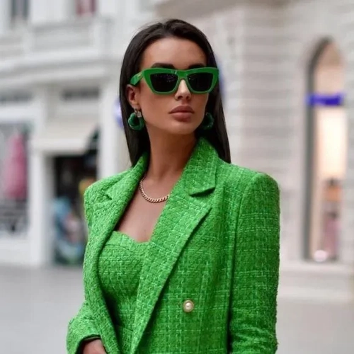 Bottega Veneta BV1121S 005 Ye�il Unisex G�ne� G�zl���