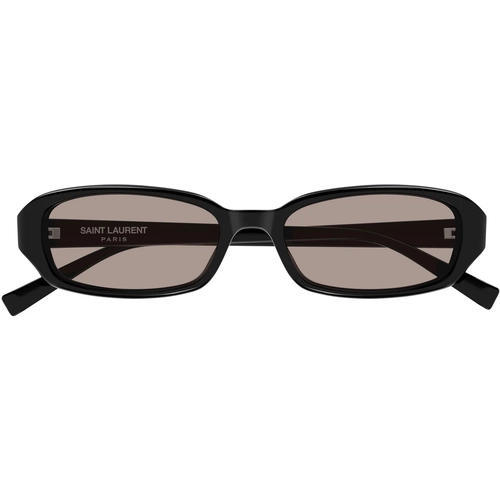 Saint Laurent SL 872 Erin 002 Black Light Brown Oval Gunes Gozlugu