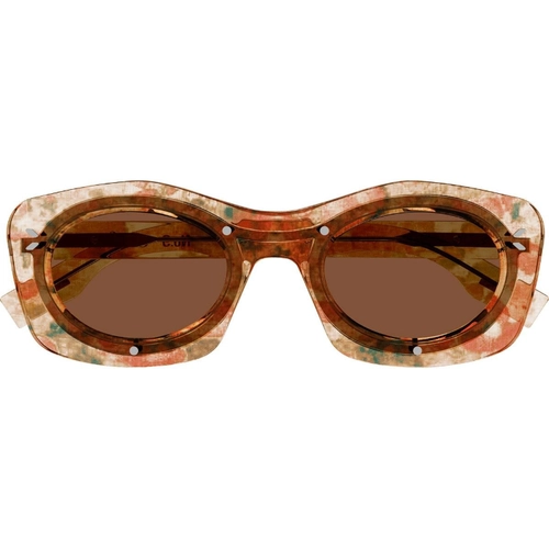 McQ MQ0358S 003 �effaf Kahverengi Unisex G�ne� G�zl���