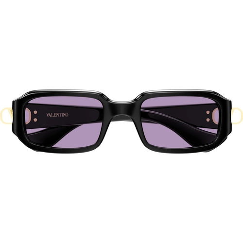 Valentino VG0016S 002 Black Violet Rectangle Gunes Gozlugu