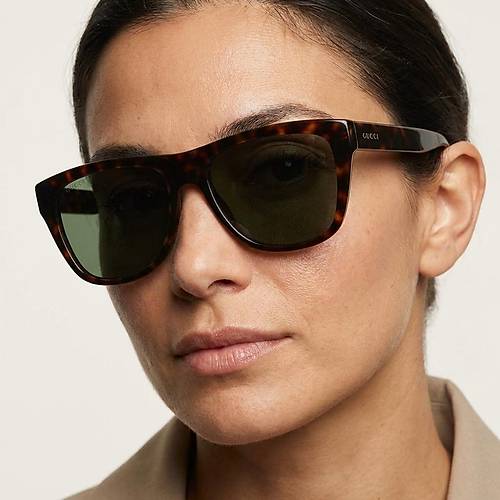 Gucci GG1345S 003 Dark Havana Green Erkek Gunes Gozlugu