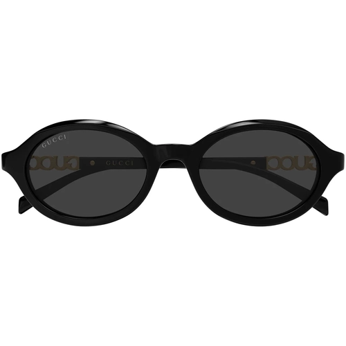 Gucci GG2153S 001 Black Grey Oval Kadin Gunes Gozlugu