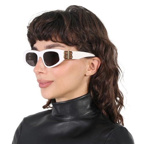 Balenciaga BB0095S 012 Beyaz Gri Unisex G�ne� G�zl���