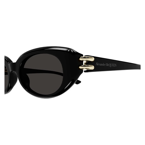 Alexander McQueen AM0469S 001 Siyah Gri Kad�n G�ne� G�zl���