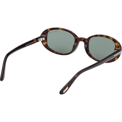 Tom Ford Iggy FT1364 52N Dark Havana Green Oval Kadin Gunes Gozlugu