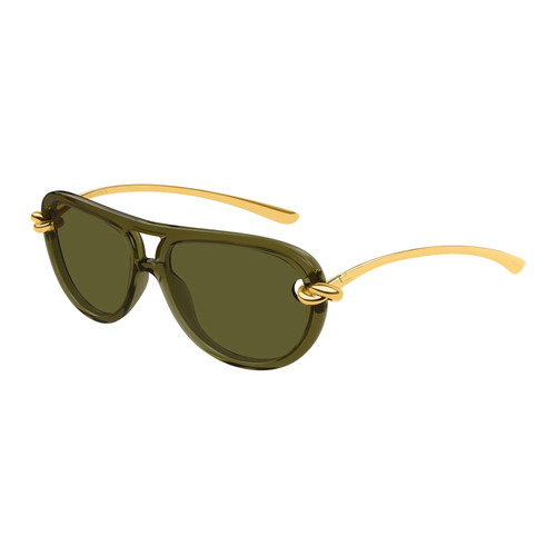 Bottega Veneta BV1418S 003 Kad�n G�ne� G�zl��� Ye�il Gold