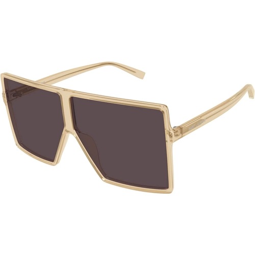 Saint Laurent SL 909 Betty S 004 Sari Kahve Kadin Gunes Gozlugu