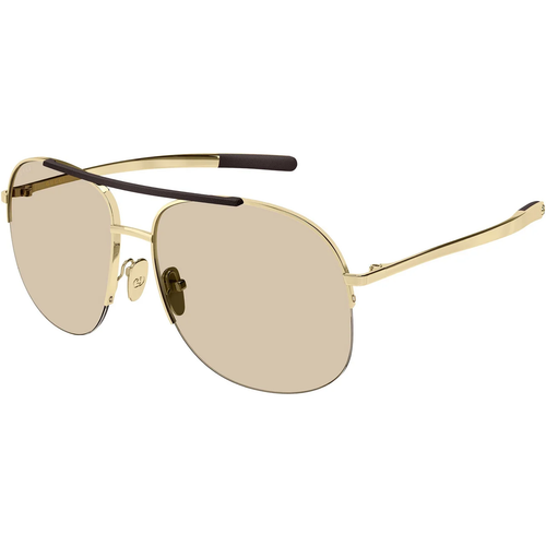 Gucci GG2165S 002 Kad�n G�ne� G�zl��� Gold Pilot Bej Lens