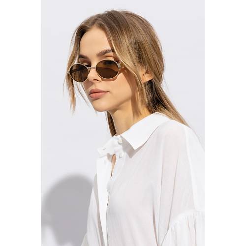 Saint Laurent SL 692 004 Alt�n Kahverengi Kad�n G�ne� G�zl���