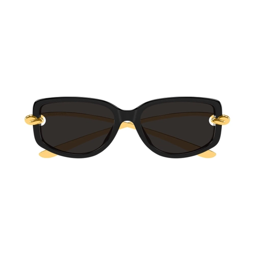 Bottega Veneta BV1440SA 001 Kad�n G�ne� G�zl��� Siyah Gold Knot