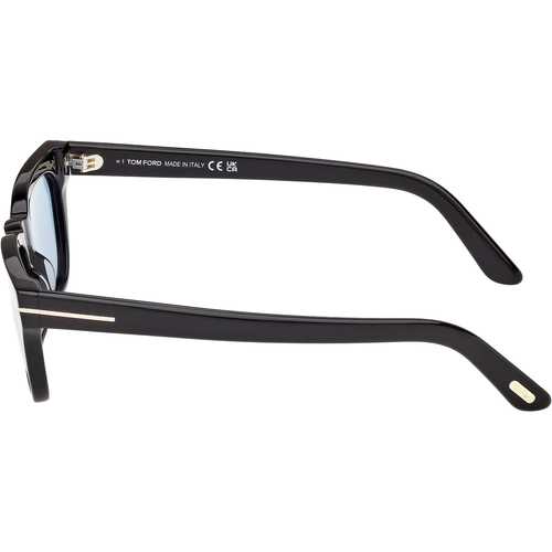 Tom Ford Penn-02 FT1362 01V Unisex G�ne� G�zl��� Siyah Mavi Lens