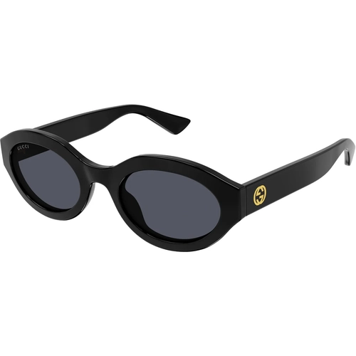 Gucci GG1579S 001 Black Grey Geometric Kadin Gunes Gozlugu