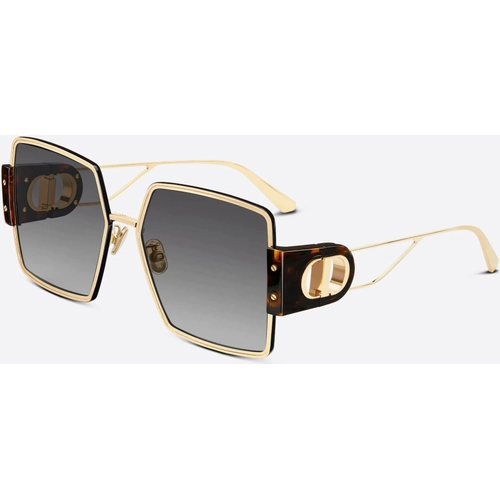 Dior 30Montaigne S4U B4A1 Gold Tortoise Square Gunes Gozlugu