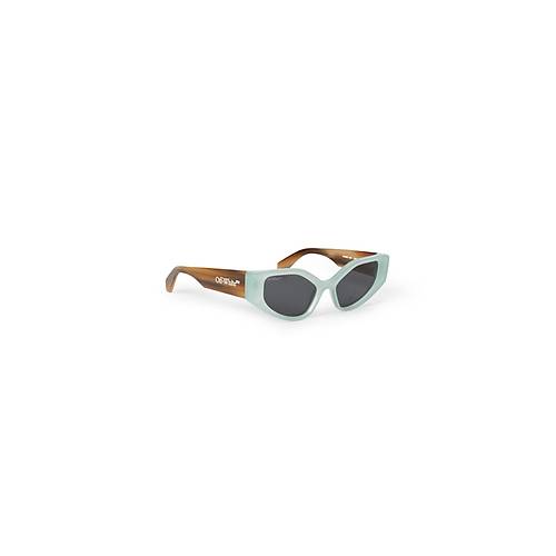 OFF WHITE Memphs Sunglasses Teal Dark Grey