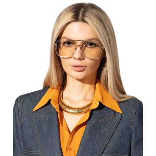 Saint Laurent SL 545 002 Bej Sar� Unisex G�ne� G�zl���