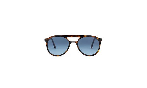 L.G.R Pilot Unisex Havana Maculato 39 // Blue HD Gradient Lgr Gne Gzl
