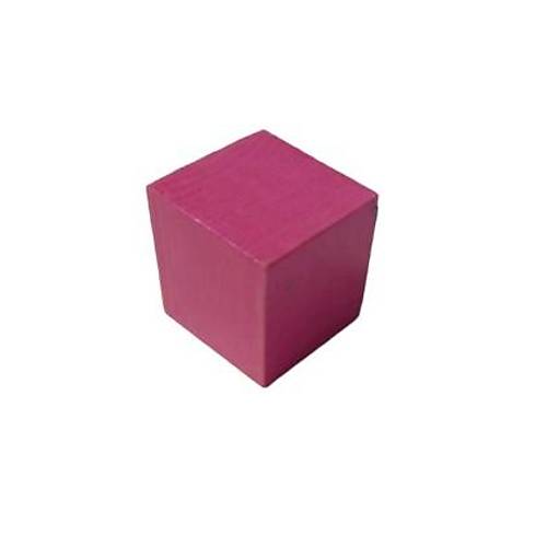 TAHTAKY Renkli Ahap Kp 4x4x4 cm Pembe