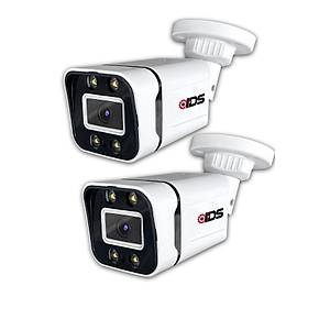 IDS - GECE RENKL� - 5MP LENS 1080P FULLHD AHD G�VENL�K KAMERASI - 4XULTRA LED - PLAST�K KASA 2 ADET