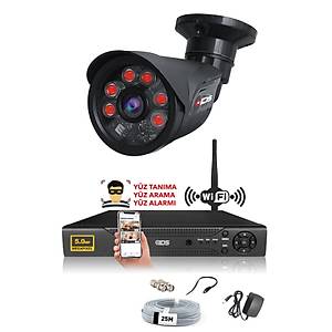 IDS - 1 Kameral� 5MP Lensli 1080P FullHD G�venlik Kameras� Sistemi - Hard Disksiz