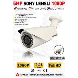 5MP Lensli 1080P FullHD AHD G�venlik Kameras� Kamera Sistemleri i�in Gece G�r��l� Su Ge�irmez