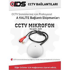 A KAL�TE CCTV KAMERA M�KROFONU - SES AYARLI - ANF�L� - G�VENL�K KAMERASI S�STEMLER�