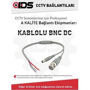 A KAL�TE BNC DC JACK 30CM KABLOLU - G�VENL�K KAMERASI S�STEMLER�