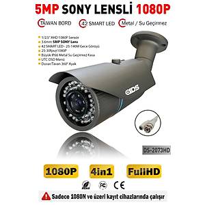 5MP LENSL� 1080P 42 SMART LED GECE G�R��L� SU GE��RMEZ METAL KASA FULLHD G�VENL�K KAMERASI