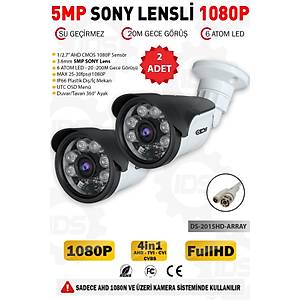 IDS - 5MP Lensli 1080P FullHD AHD G�venlik Kameras� Gece G�r��l� Su Ge�irmez 2015-ARRAY-2
