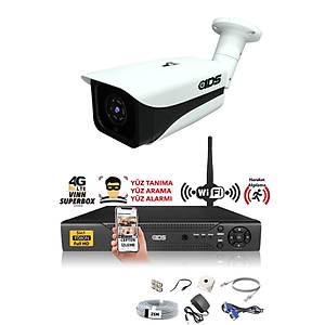 IDS - 1 Kameral� 5MP Lensli 1080P FullHD G�venlik Kameras� Sistemi - Hard Disksiz