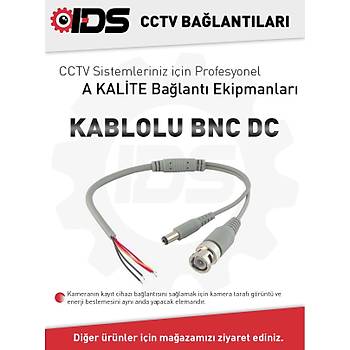 A KALTE BNC DC JACK 30CM KABLOLU - GVENLK KAMERASI SSTEMLER