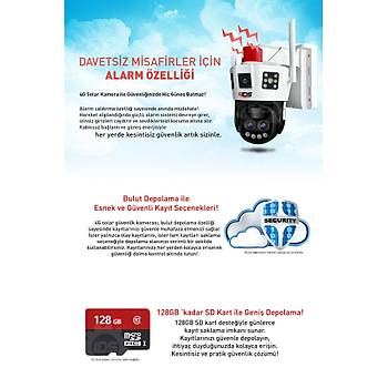 IDS -14MP - GECE GRL - 10X ZOOM - SOLAR KAMERA - GNE EJERJL KAMERA - 360 - GVENLK KAMERASI