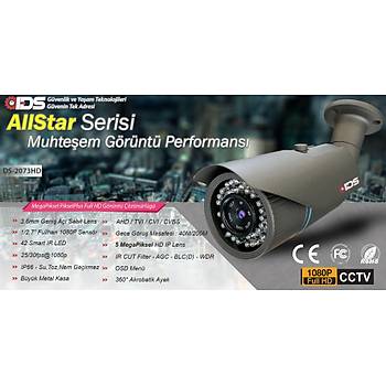 IDS - 2 Kameralı 5MP SONY Lensli 1080P FullHD Güvenlik Kamerası Sistemi - Hard Disksiz