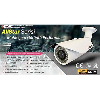 IDS - 6 Kameral 5MP Lensli 1080P FullHD Gvenlik Kameras Sistemi - Cepten zle - 500D