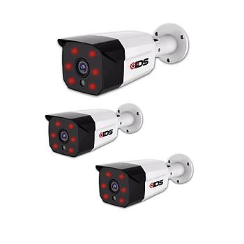 5MP SONY Lensli 1080P FullHD AHD Güvenlik Kamerası Kamera Sistemleri için Gece Görüşlü Su Geçirmez 3 Adet