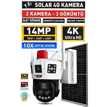 IDS -14MP - GECE GRL - 10X ZOOM - SOLAR KAMERA - GNE EJERJL KAMERA - 360 - GVENLK KAMERASI