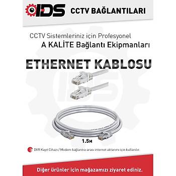 1.5M ETHERNET KABLOSU - GVENLK KAMERASI SSTEMLER