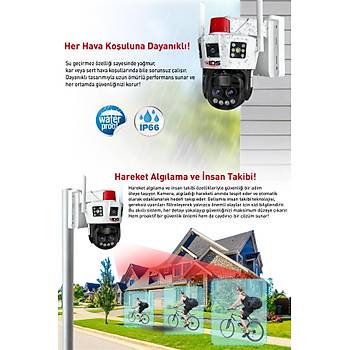 IDS -14MP - GECE GRL - 10X ZOOM - SOLAR KAMERA - GNE EJERJL KAMERA - 360 - GVENLK KAMERASI