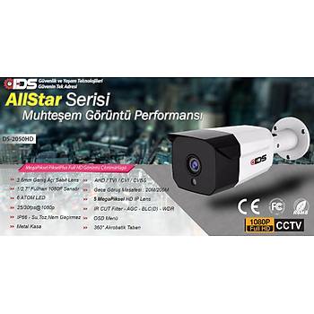 IDS - 7 Kameral 5MP Lensli 1080P FullHD Gvenlik Kameras Sistemi - Hard Disksiz
