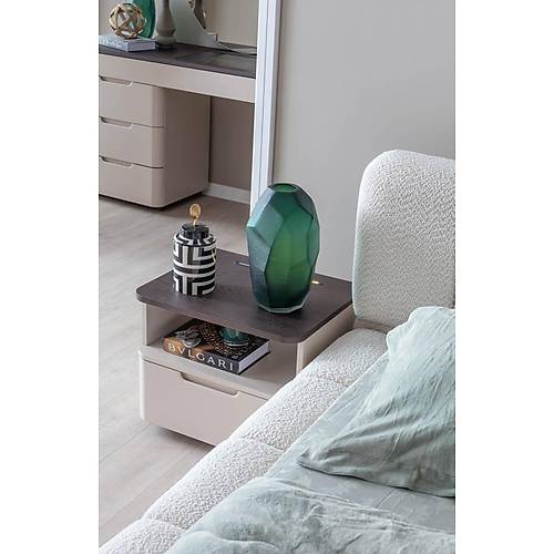 Matilda Koyu Ceviz-MS Yatak Odas