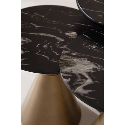 Dark Brass-TB Servis Sehpa